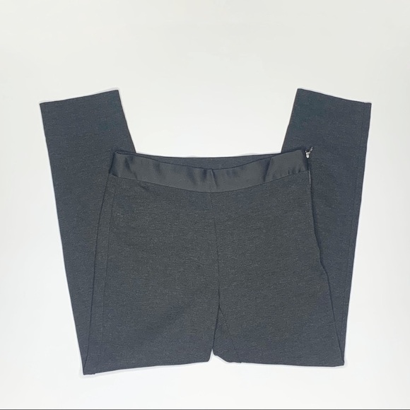 Everlane Pants gray ponte crop side zip size 4 - Picture 10 of 15